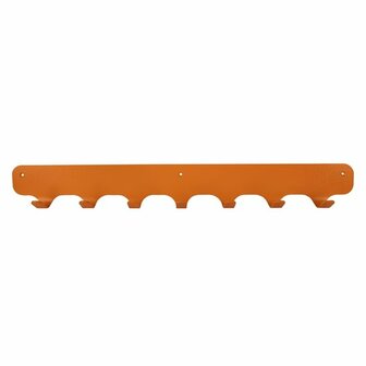 Gorillz Rounded Seven - Wandkapstok - 7 Kapstok Haken - 67 cm - Oranje