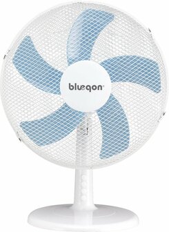 Blueqon BF20TX(W) Tafel ventilator - 40 Watt - 3 snelheden &ndash; Wit