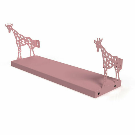 Gorillz Giraffe Kids - Babykamer - wandplanken - Boekenplank - Roze