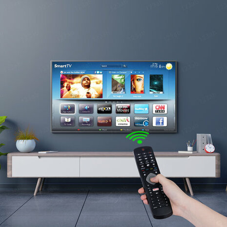 Universele afstandsbediening RQ-P4H geschikt voor Philips TV