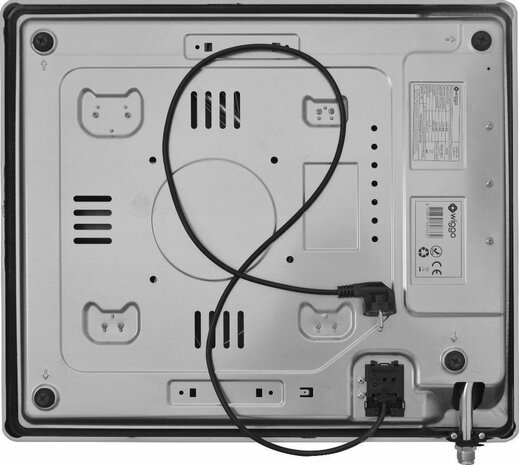 Wiggo WK-GV804X - Vrijstaande gaskookplaat - Rvs