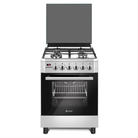 Wiggo WO-E639R(XX) Serie 9 - Gasfornuis - Wok - Rvs