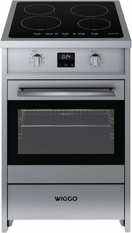 Wiggo WIO-E621A(XX) - Freestanding - Induction - Elektrische Oven - 60cm - Inox