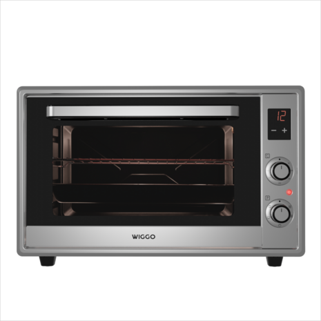 Wiggo WMO-E657(X) - Vrijstaande oven - 65 liter - Inox